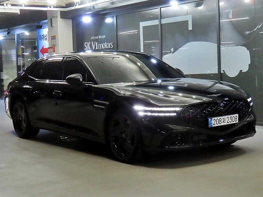 제네시스 G90 3.5T GDI e-S/C AWD 블랙 사진
